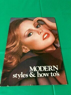 Hairdresser stylist 1977 magazine publication Modern styles and how to's